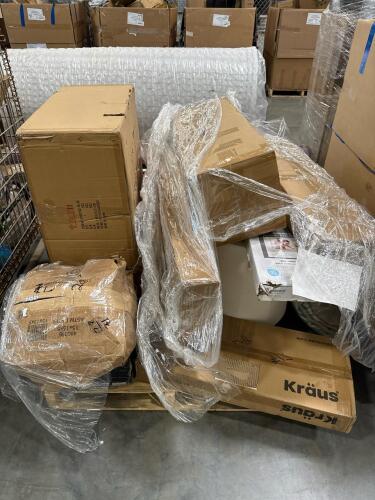 KRAUS faucet, Flooring, rug, Thermo mate, and more
