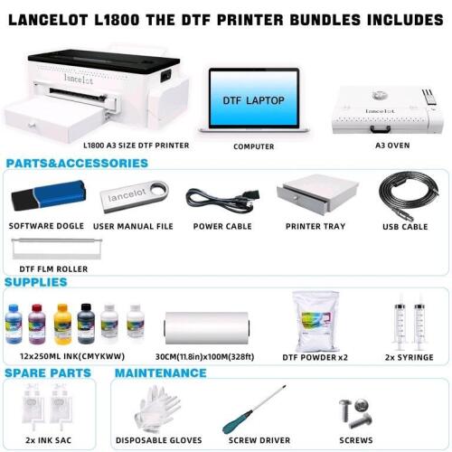 LANCELOT DTF printer A3 , X00432K50D
