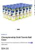 Three boxes BABOLAT gold championship tennis balls 24 canisters X three balls