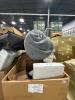 Three tier folding shoe shelf, folding chair, nobility undergarments, rug, dog bed, & More