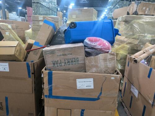Gloves, sac type chair, recycle can, bed rest, carpet mat, berry-pak and more
