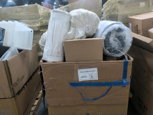 Mattress, kids game, rolled material, fiberglass insulation and more