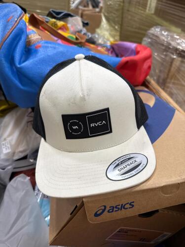 clothing and shoes: Asics shoes, Adidas, rvca hat, new balance shoes, brooks shoes, lee denim, wrap London , t shirts and more