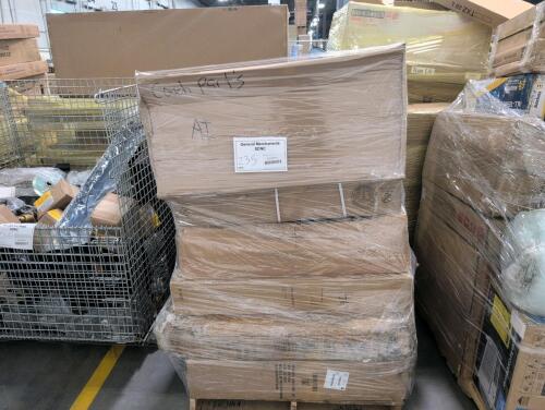 Sofa, rolled mattress, Ozark Trail, couch parts, chair, side table, and Work