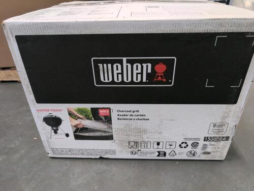 Weber charcoal grill master touch