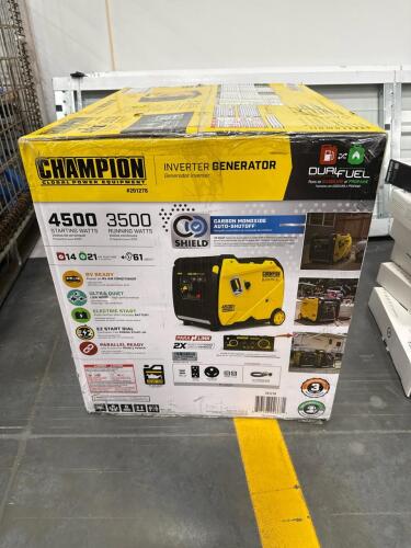 Champion inverter generator dual fuel