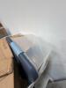 Storage tote, rolled mattress, miscellaneous furniture, plastic fishing organizer, and more - 4