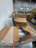 Storage tote, rolled mattress, miscellaneous furniture, plastic fishing organizer, and more - 7