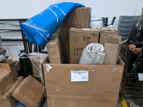 rolled mattresses, dining table, fender, dresser, speaker