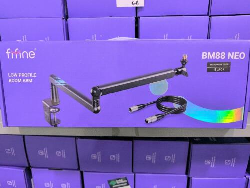 32-Fifine BM88 Neo low profile boom arm