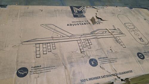 Adjustable bed base, shed pieces complete? we do not know