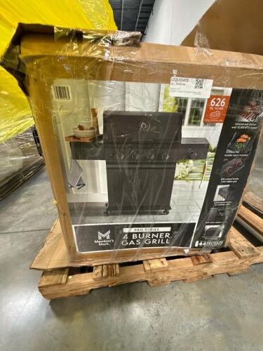 Pro series for burner gas grill appears to be customer used