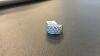 tanzanite and diamond sterling silver ring - 3