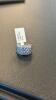 tanzanite and diamond sterling silver ring - 4