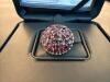 Ruby and sterling silver rain - 2