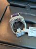 amethyst and diamond sterling silver ring - 5