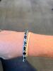 Sapphire and wonders sterling silver bracelet