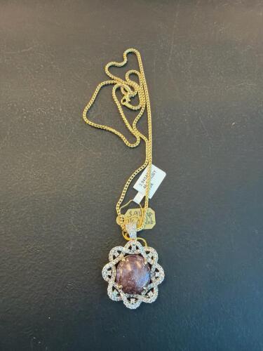 Ruby and Sapphire pendant and necklace
