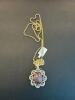 Ruby and Sapphire pendant and necklace