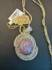 ruby and sapphire pendant and necklace - 4