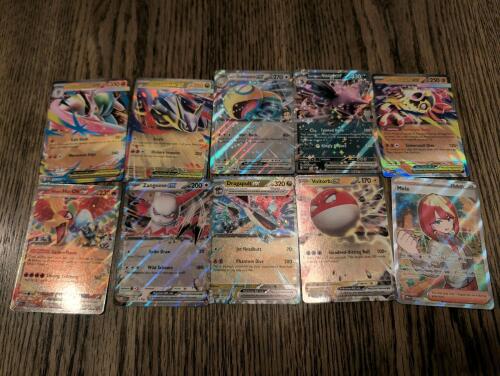 10 Pokemon ex/v/FA
