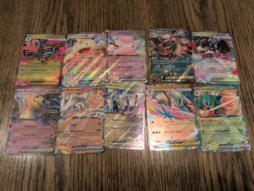 10 Pokemon ex/v/FA