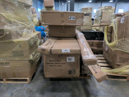 Swivel chair, miscellaneous furniture, accordion door hardware, & More