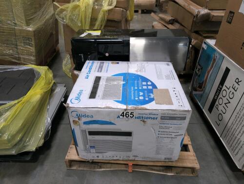 Holding chairs, MIDEA air conditioner, water dispenser customer return