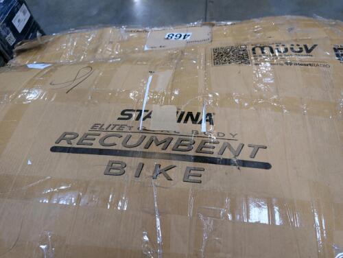 Recumbent exercise bike open box may not be complete