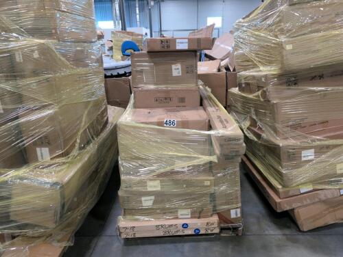Door panel panels, office chair, deck box, accordion door