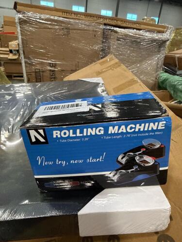 Cold cups, deli container, rolling machine, faux plants , rug, and more