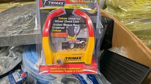 Industrial/automotive, tire lock, plastic base, tubing, car parts, brake pads, & More