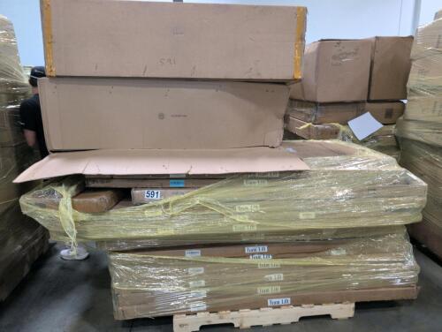 Multiple door panels, miscellaneous automotive parts