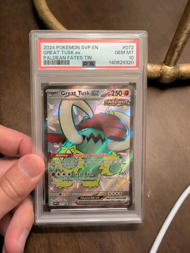 Pokemon great Tusk ex PSA graded