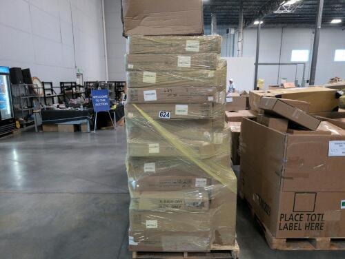 Multiple deck boxes, miscellaneous furniture
