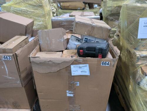 cordless vacuum cleaner, brayer, beautiful pots and pans, 9 in paper plates, and more