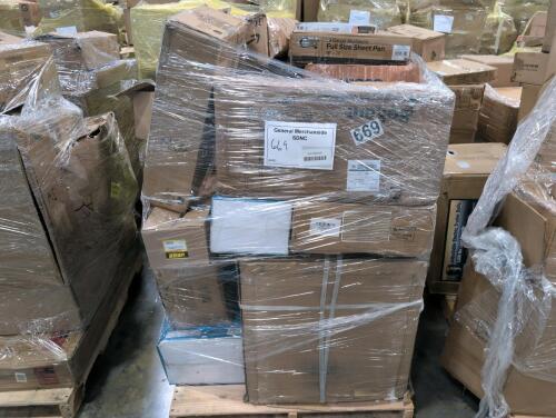 Dolly cart, JEGS, swimming pool, shop towels, GCL, sheet pants, UGG shoes AC unit, and