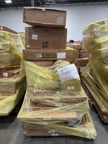 outdoor chairs, rolled mattresses, door/ dooor