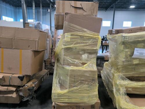 dining chairs, Pat crate and misc items