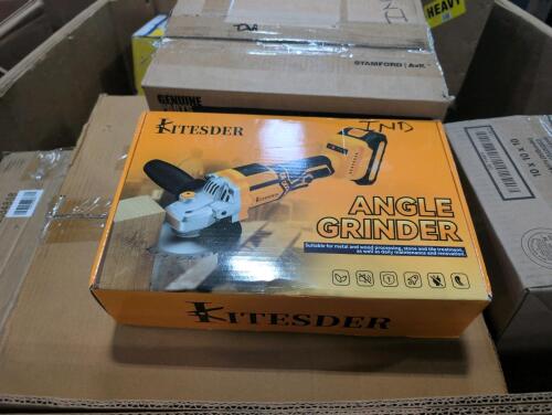 Industrial/automotive, KITESDER angle grinder, genuine parts, true cable, MOOG, blower direct drive, & More