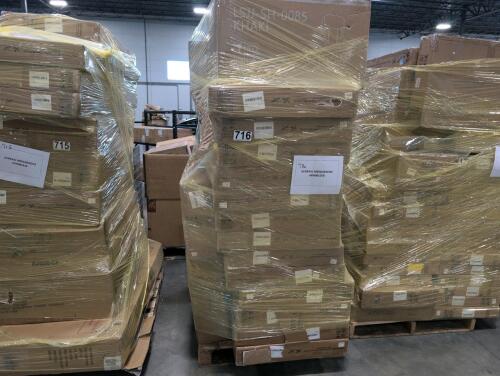 deck boxes 10+/-, and outdoor chairs
