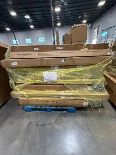 Accordion door, sofa, treadmill, & More