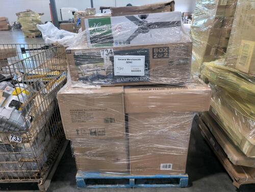 Hunter ceiling fan, rolling cooler cart, EDOSTORY, Hampton Bay furniture, Black Canyon top chest, condor cushion, rim, & More