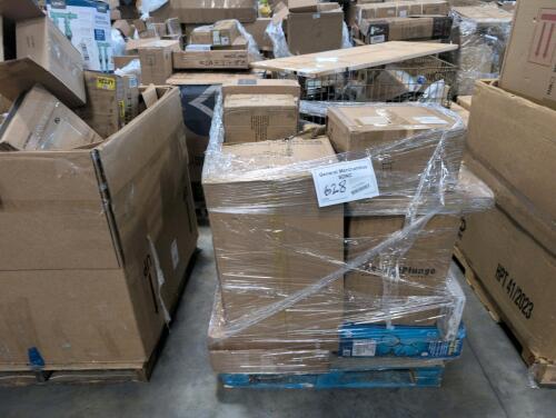 Pressure cooker, LG monitor, GE microwave, air purifier, miscellaneous furniture, life proof Flooring, 20 kids bike, AS cold plunge and more