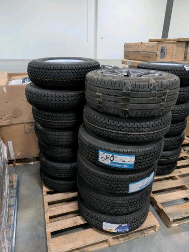 12 tires with rims P