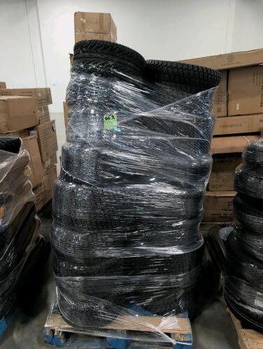 29 small golf style tires