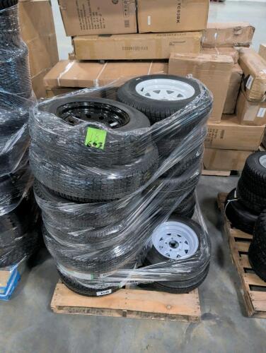 18 trailer style tires with rims