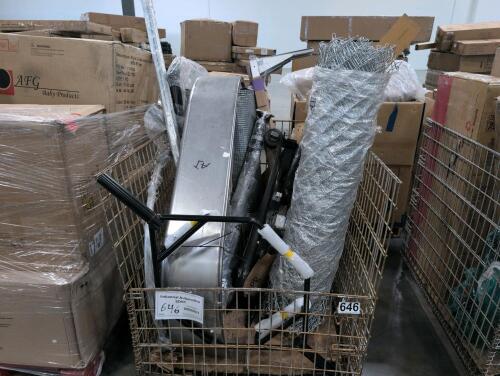 Weight bar, Will covers, chain-link fence, hitch attachment, large chain piece, Fencing, & More