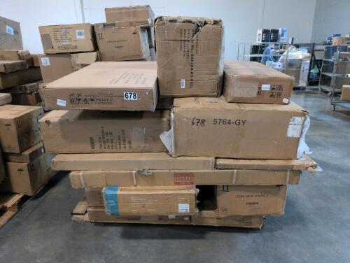 Miscellaneous furniture, sofa, storage box, swivel rocker set, pullout sofa bed, & More