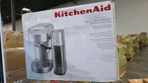 KitchenAid machine espresso and KitchenAid hard anodized ceramic induction pots and pans
